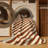 Washable Cinnamon Cream Striped Area Rug-1169565720