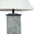 Timeless Abode 3-Piece Floor and Table Lamp Set, Gray Slate with White Shade