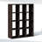 Furinno CUBIC Closet Organizers and Storage, 12-Cube Closet Organizer, Open Shelf Closet Storage, Extra Thick Frame for Wardrobe, Bedroom, Living Room, Dark Oak-122253349