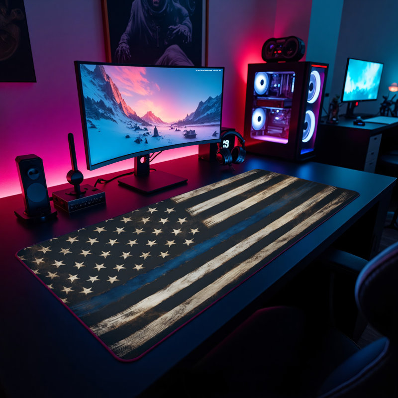 Polyester Desk Pad, 14.4x12.1