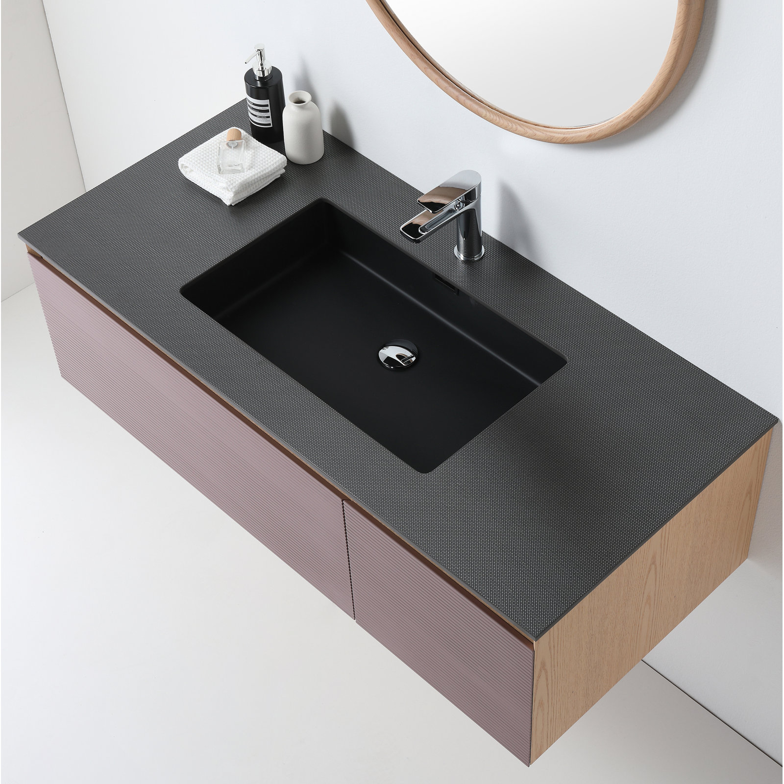 Diella 48'' Single Bathroom Vanity, Caramel