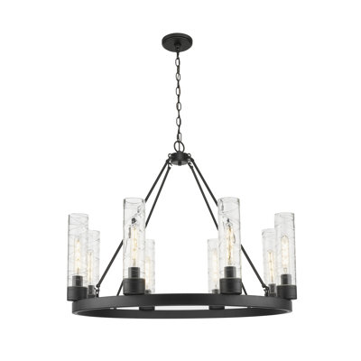 Jaiwan - Lustre 6 lumières avec abat-jour