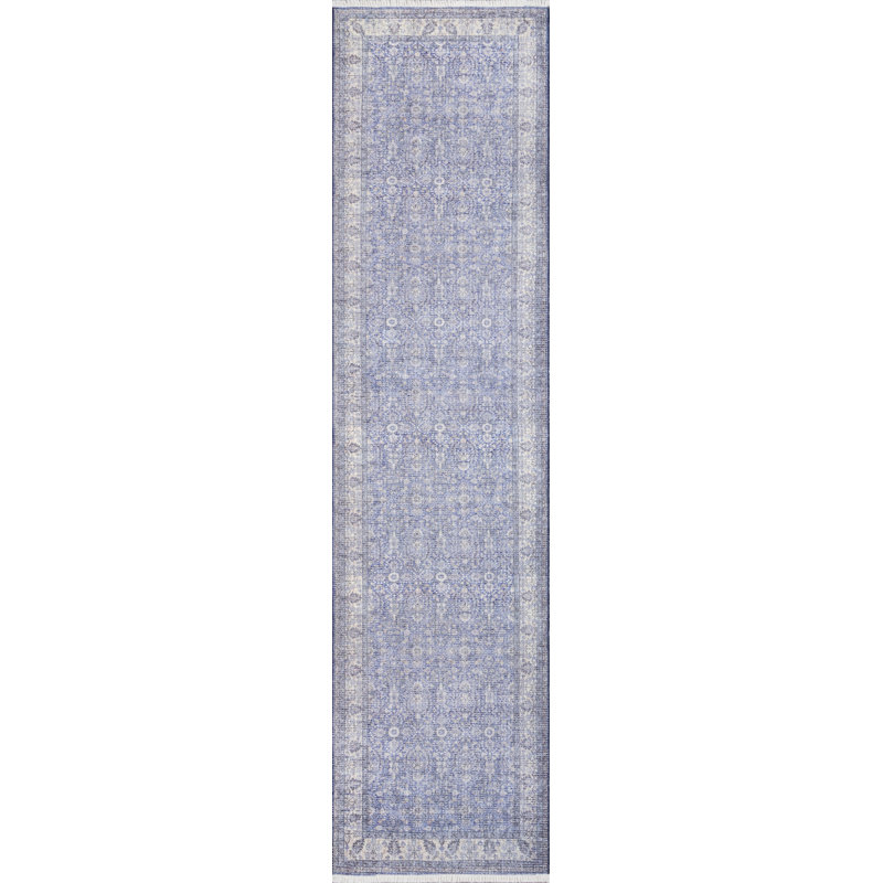 Tapis bleu Amall, Tapis de couloir beige