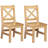 Myona Kids 3 Piece Solid Wood Play Or Activity Table and Chair Set, Natural-899172844