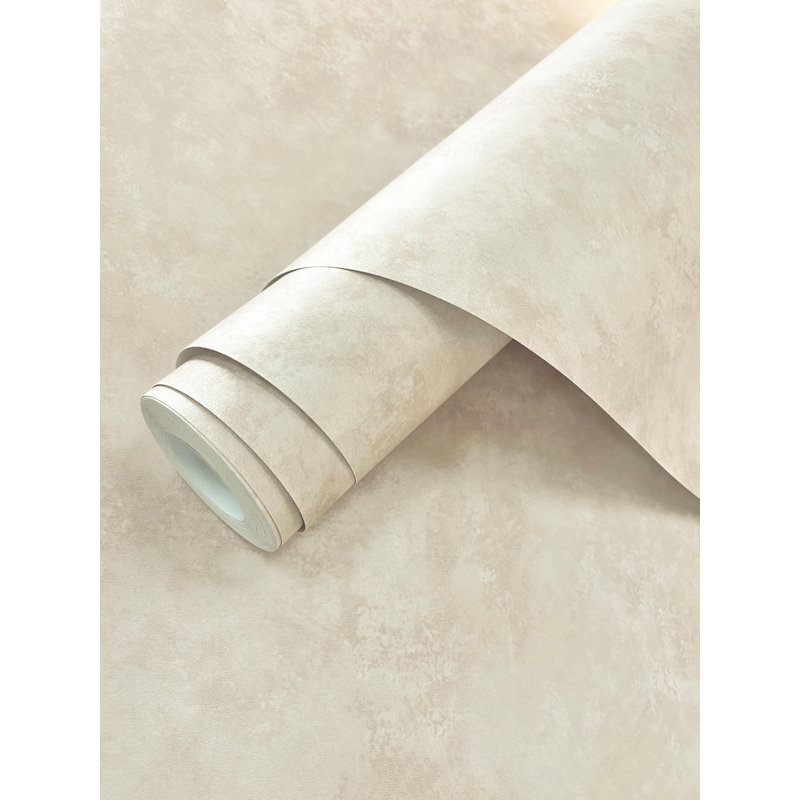 Abstract 33' L x 21" W Wallpaper Roll, White