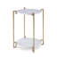 Evangeline Marble End Table