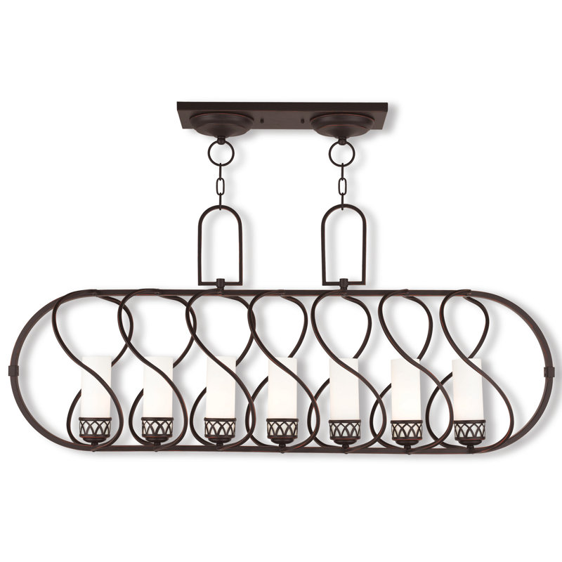 7 - Light Pendant, Olde Bronze