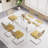 Rectangle Glass Top Dining Set-1018318998-1018318999-1028755026