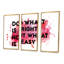 «Do What Is Right Not What Is Easy I», ensemble de 3 toiles d'art encadrées traditionnelles-205291130-205291078