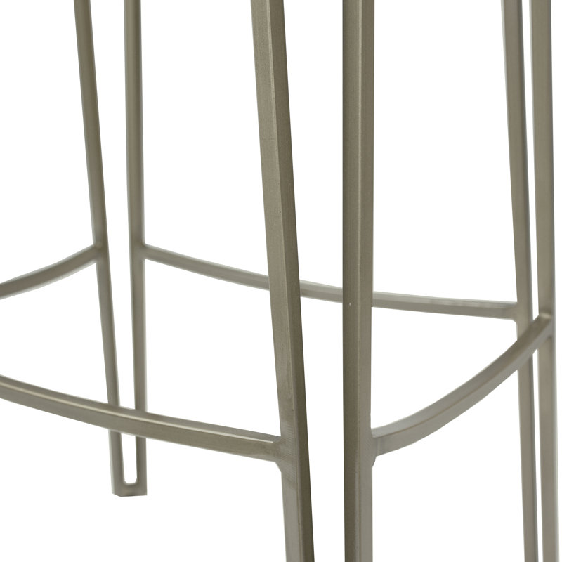 Pierce 24" Counter Stool, Antique Silver