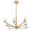 Judi 8-Light Chandelier in Distressed Gold by Breegan Jane