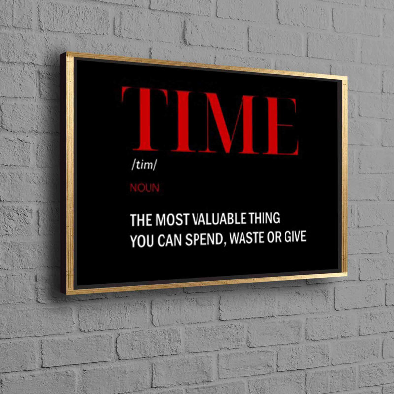 Print on Canvas, 25 cm H x 35 cm W, Framed Print without Mat, Black