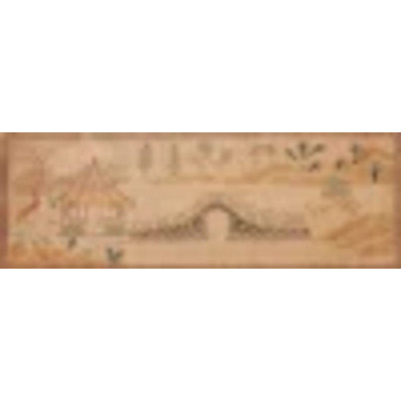 Tapis art déco beige antique