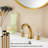 Chateau Antique Widespread Bathroom Faucet With Crystal Handles-113996305