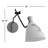 Cumberland Steel Plug-in Swing Arm Sconce