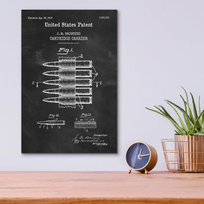 «Carrier Blueprint Vernis tableau noir», art mural en verre acrylique