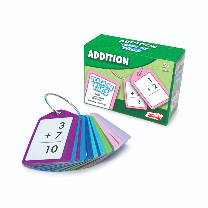 Addition Teach Me Tags - 168 Educational Flashcards