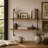 Springlake 2 Piece Industrial Pipe Shelves