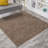Antto Solid Low-Pile Brown Rug-968389007