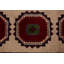 Tapis unique en laine noué à la main beige et rouge nouvel âge de 3 pi 5 po x 6 pi 4 po Wattsville