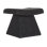 16" Height T-Shape Sherpa Upholstered Stool