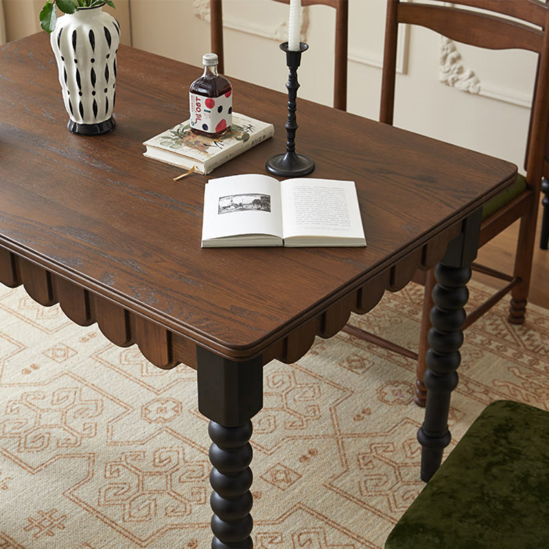 French Retro Rectangular Dining Table