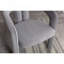 Ensemble de 2 fauteuils d'appoint / de salle à manger / de barils en tissu de velours de conception contemporaine (velours gris)-1096403927-1096403935-1096403947
