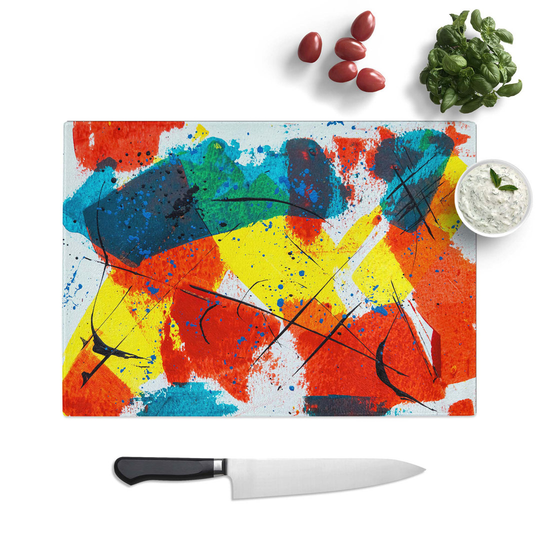 Tempered Glass Art Painting Vol.29 Chopping Board