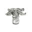 Coastal Living starfish small knob made with swarovski crystals in finish Chalice