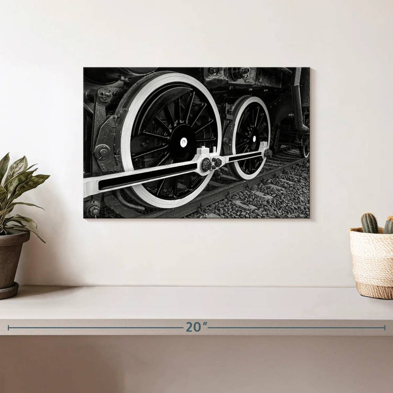 Mehar Train Wheels, 8" H x 12" W
