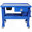 Premium Tear Down Table and 3.5Gallon Part Washer,Mobile Parts Washer,Cabinet parts washer with 110v pump,With Drawer And Drain Tray ,Blue Color