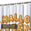 Rideau de douche d'Halloween avec inscription 12 biscuits-725170345