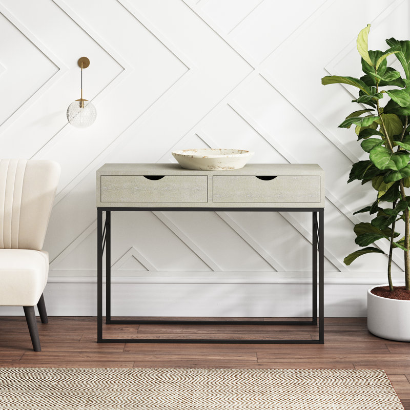41.75'' Console Table, Off white