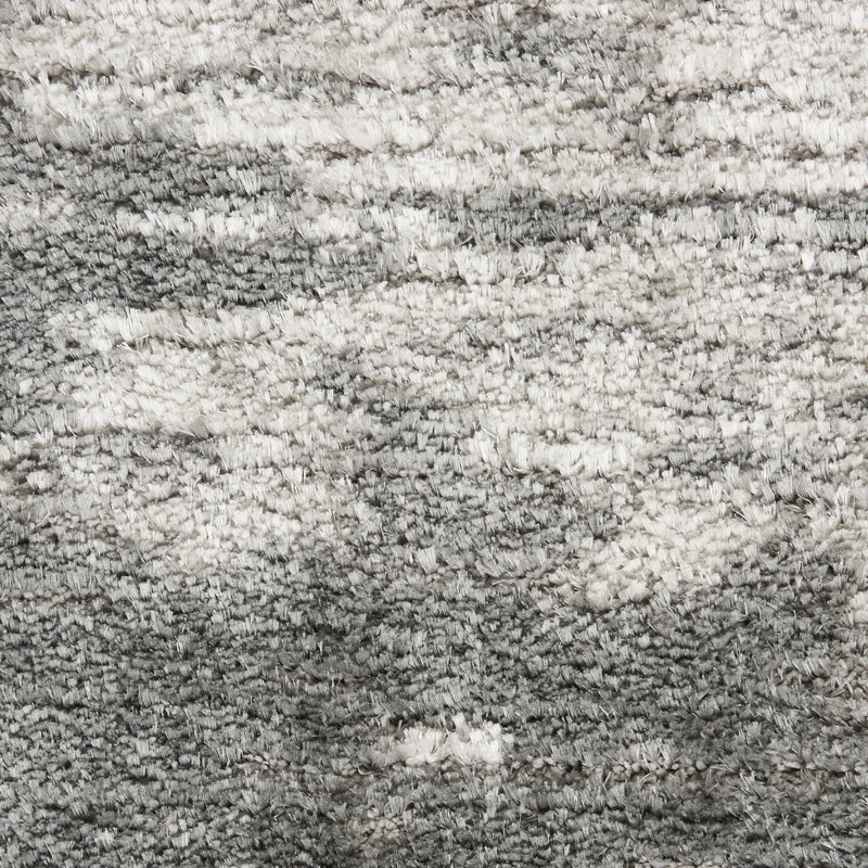 Tapis gris anthracite / ivoire à poils longs Dreamy, Rectangle 9 pi x 12 pi