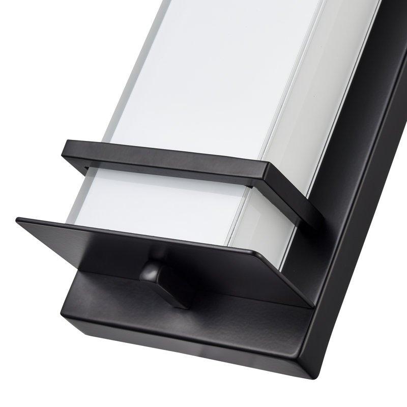 Krishanna Integrated LED Outdoor Wall Sconce, 20" H x 6" W x 3.5" D