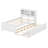 Hugborg Twin Size Platform Bed with Storage Headboard-286043554