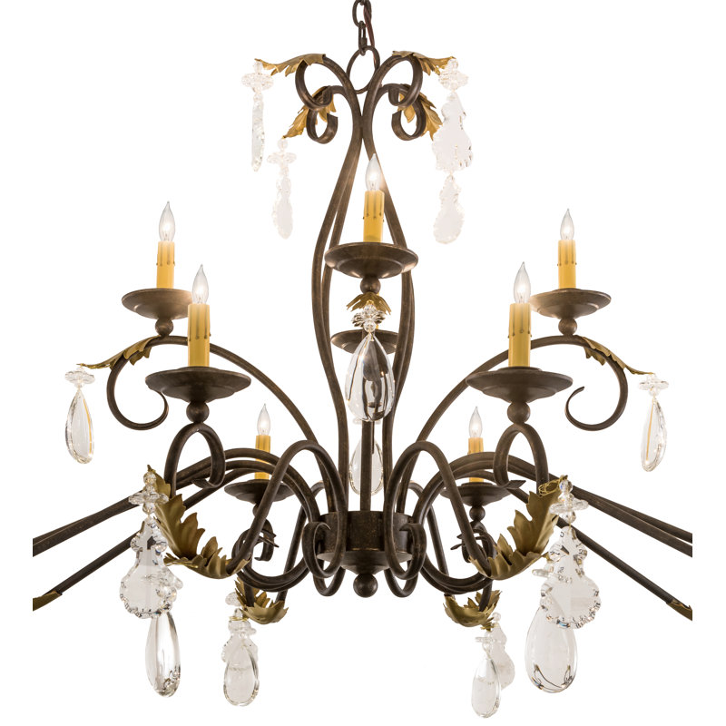 Windsor 14 - Light Steel Dimmable Chandelier