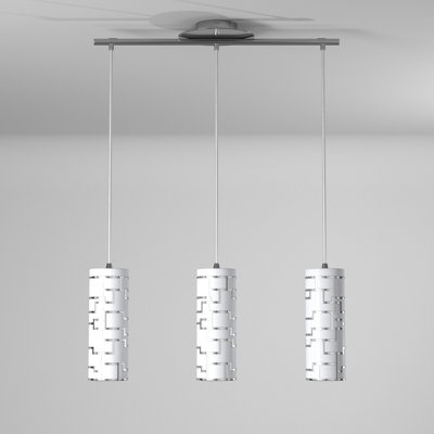 Holmquist 3-Light Dimmable Kitchen Island Pendant 