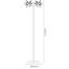 160cm Polished Chrome Novelty Floor Lamp