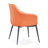 Teegan 19'' H Upholstered Metal Armchair-463156450-438107533