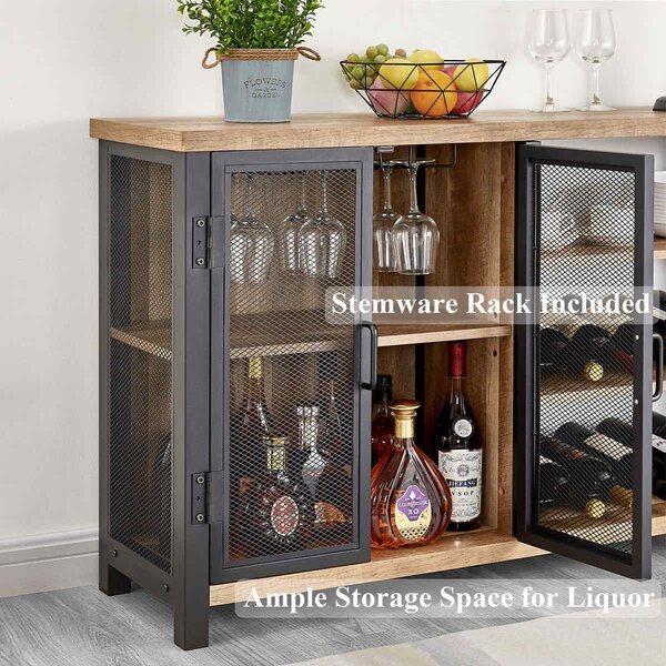 17 Stories Lachesis 47.24'' Bar Cabinet & Reviews | Wayfair