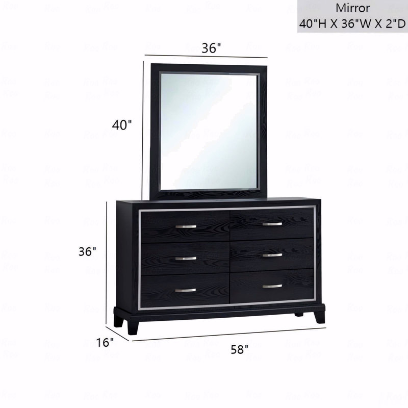 Commode 6 tiroirs