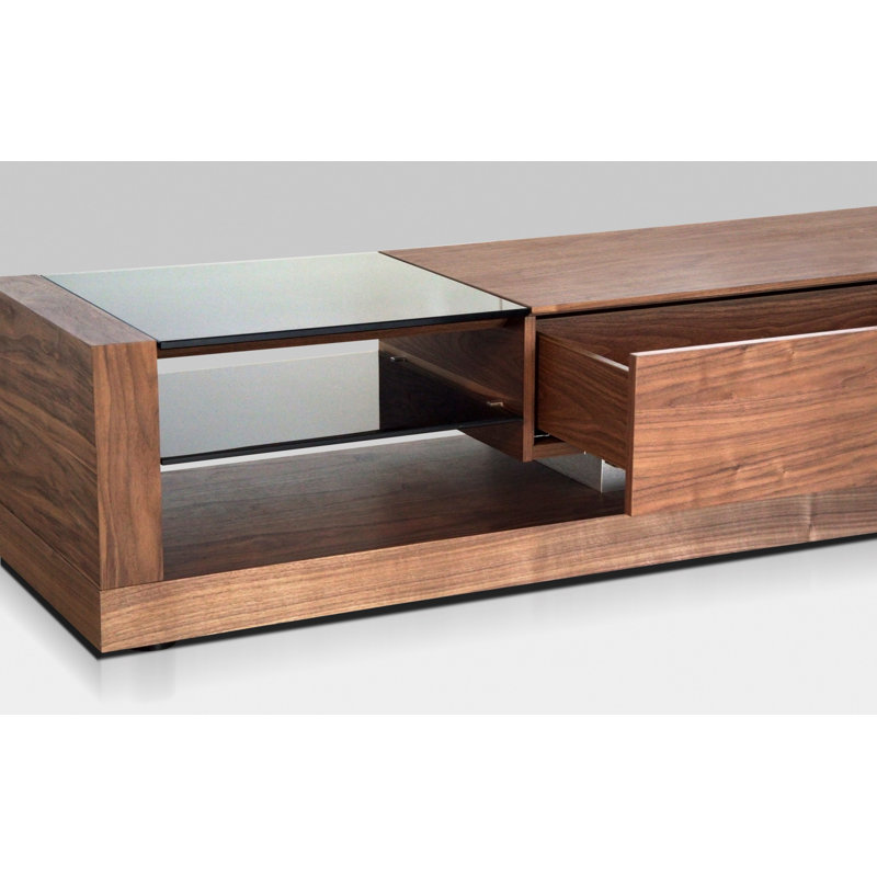 Abdulmalik Walnut TV Stand for TVs up to 88"