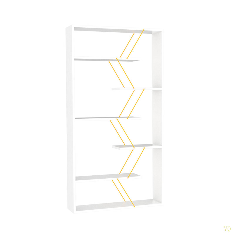 Meuble de rangement Furnish Home Store, Blanc / Doré