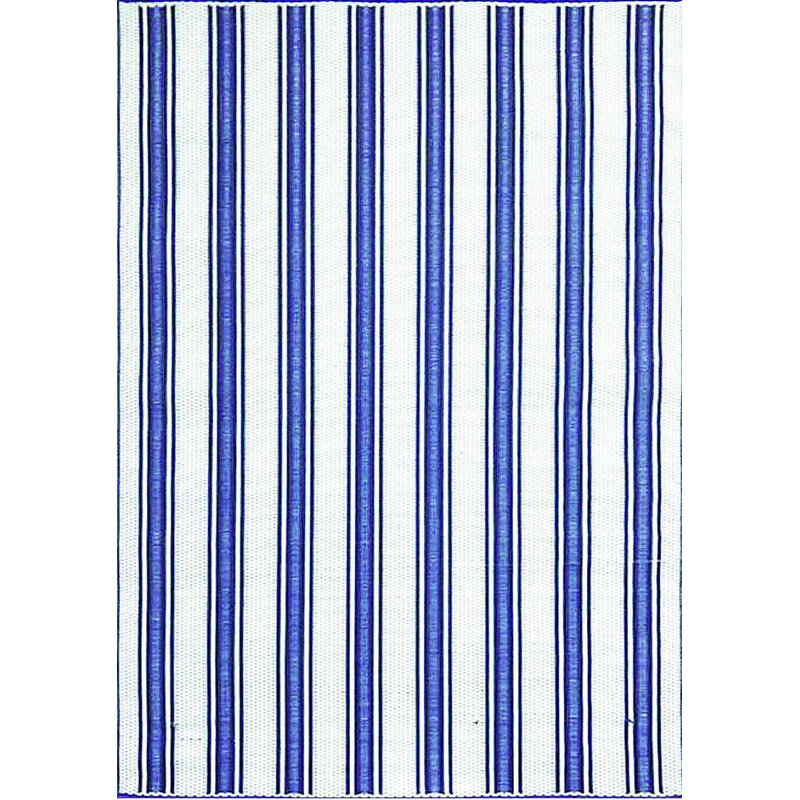 Striped Indoor / Outdoor Rug, Rectangle 5' x 8'