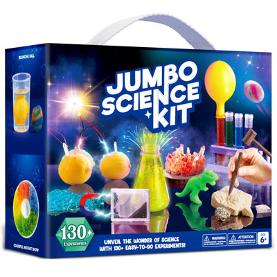 Plus de 130 trousses de science géantes pour enfants, cadeaux de jouets éducatifs pour garçons, filles, 8 à 12 ans