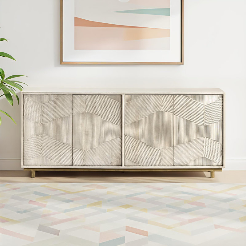 Teegan 79'' Solid Wood Sideboard