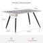 Industrial 150 x 90cm 6 Person Heavy Duty Dining Table-561934255