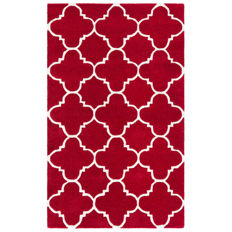 Carolene Hand Tufted Wool Geometric Rug