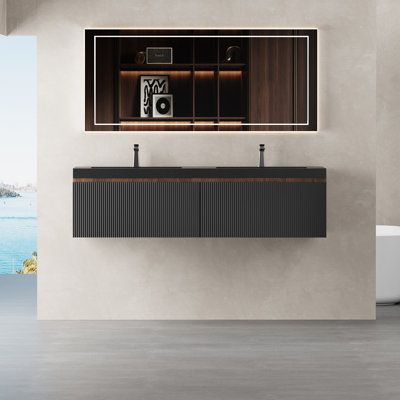 Meuble-lavabo flottant 60 po